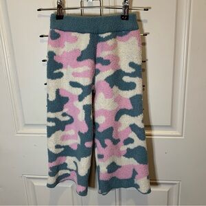 Grayson Threads MIni Cozy Colorful Camouflage Fuzzy Sweater Pants Sweatpants 3T